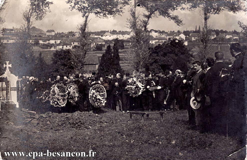 BESANÇON - Funérailles pour les victimes du fort de Montfaucon - Septembre 1906